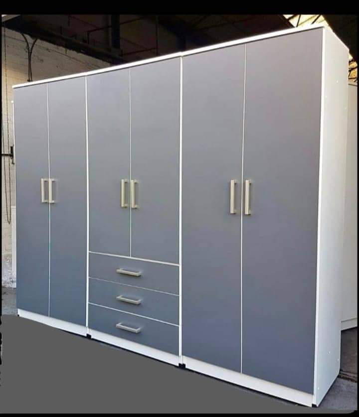 Blue 6 Door Wardrobe – Spacious &amp; Elegant Storage Solution