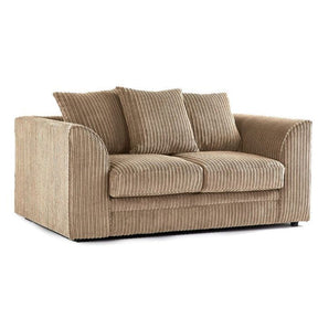 Darcey Jumbo Cord Corner sofa Coffee