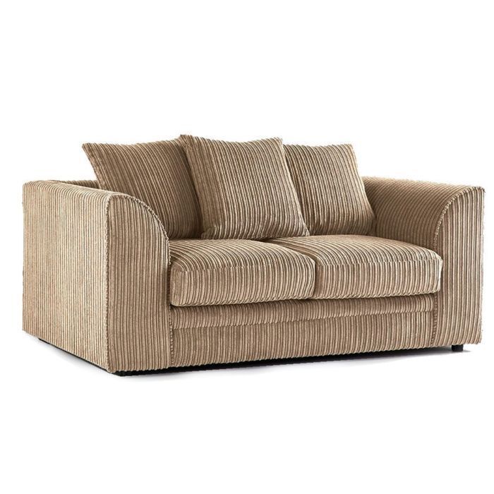 Darcey Jumbo Cord Corner sofa Coffee