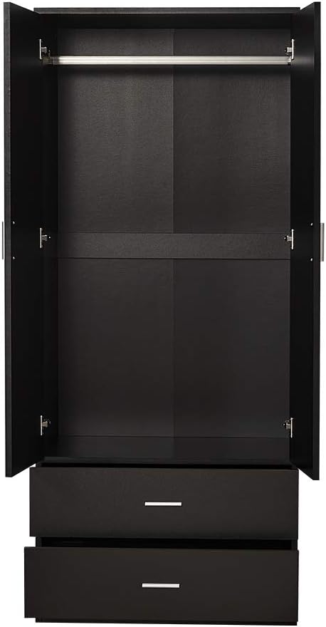 Shadow Luxe 2 Door Wardrobe with Side Mirror