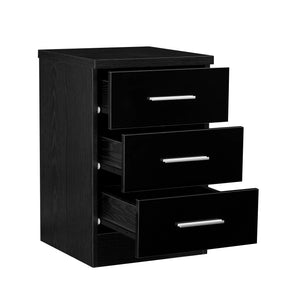 Pair Of Sherwood 3 Bedside Drawer Lockers -  Matt