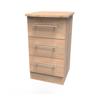 Pair Of Sherwood 3 Bedside Drawer Lockers -  Matt