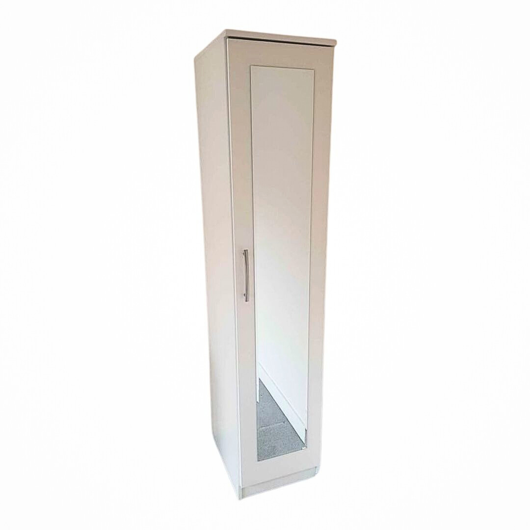 Reflection Single Door Wardrobe with Mirror