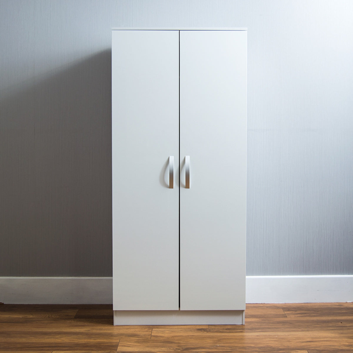 Elegant 2 Door White Snow Wardrobe – Sleek & Stylish Storage Solution for Your Bedroom