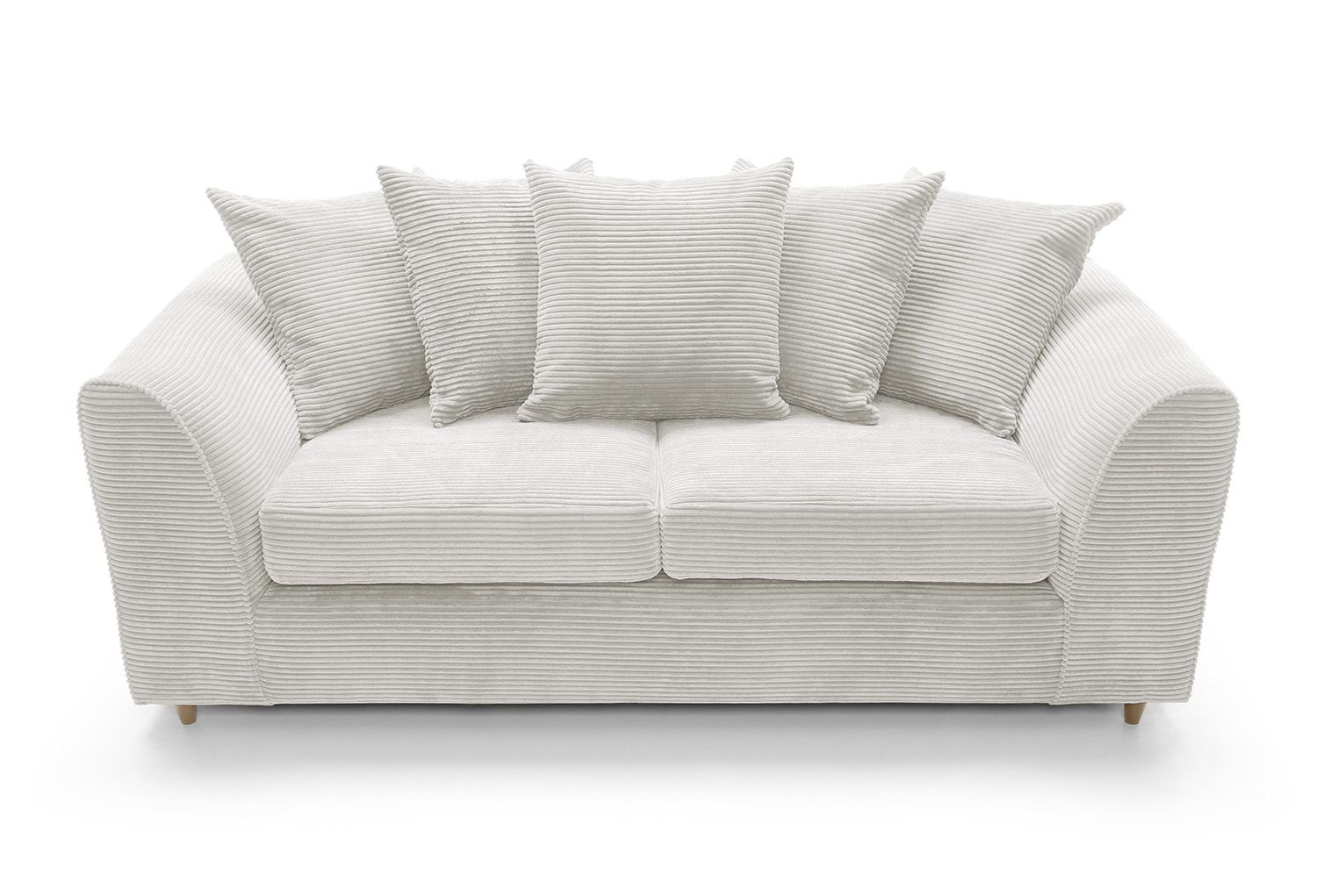 The Dylan Range of plush velvet sofas is renowned for its luxurious feel and stylish design (White, Left Hand Corner Sofa)